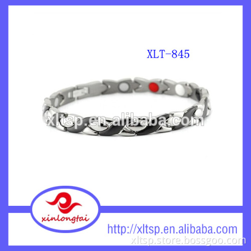 Health 4 in1 Stainless Steel Bio Magnetic Energy Bracelet for women